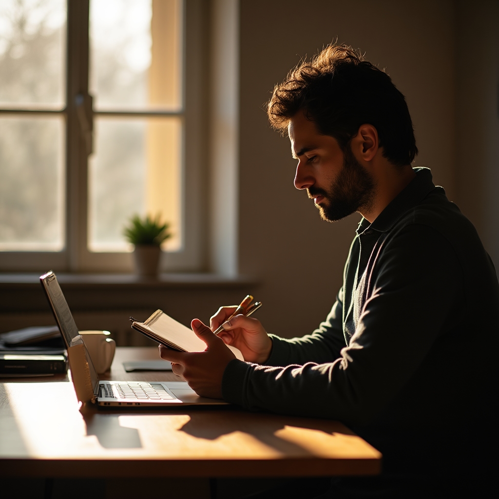 Morgenroutine mit strukturierter Tagesplanung